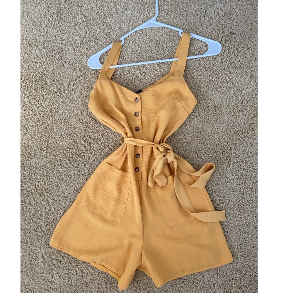 Yellow romper